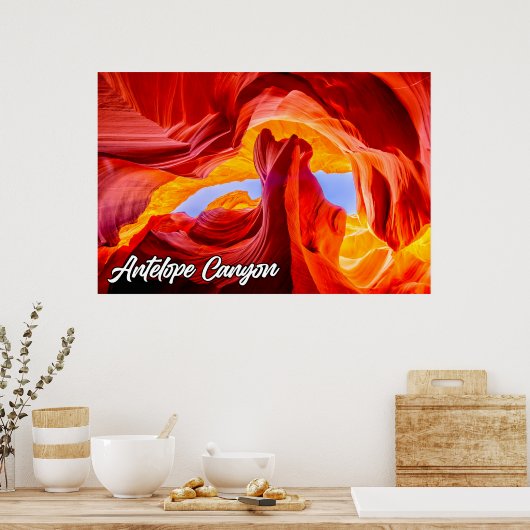 Poster Antelope Canyon, Page, Arizona, États-Unis (Cuisine)