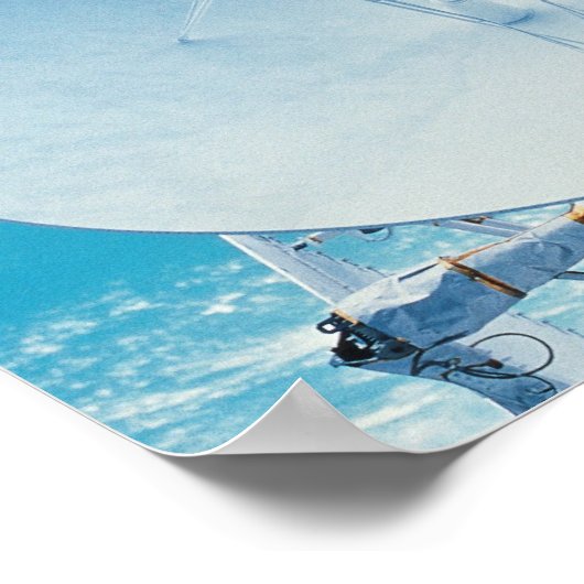 Poster Antenne dans l'espace (Coin)