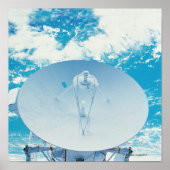 Poster Antenne dans l'espace (Devant)
