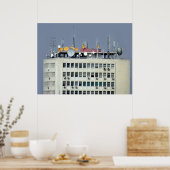 Poster antenne de télécommunication (Cuisine)