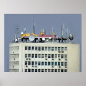 Poster antenne de télécommunication (Devant)