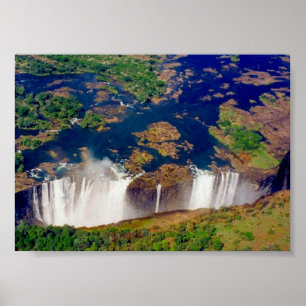 Poster antenne des chutes Victoria