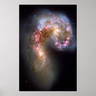 Poster Antennes Galaxies 20x30 (21x28)
