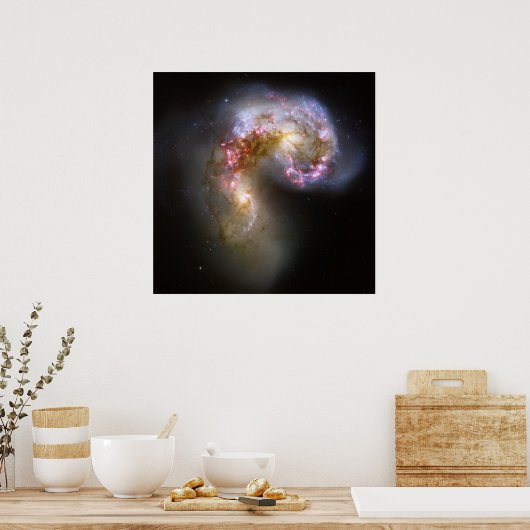 Poster Antennes Galaxies Astronomie spatiale (Cuisine)