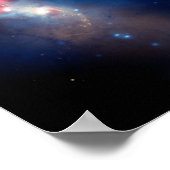 Poster Antennes Galaxies Colorée Composite (Coin)