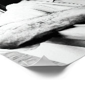 Poster Anthony Bourdain avec casque 1 (Coin)