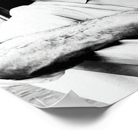 Poster Anthony Bourdain avec casque 1 (Coin)