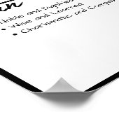 Poster Anthony, Nom Personnalisé pour Garçon Définition (Coin)