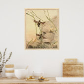 Poster ANTHRAX FLY - Illustration du livre d'insectes (Cuisine)