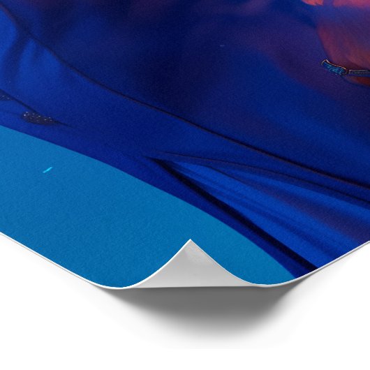 Poster Anthro chat élégant (Coin)