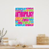 Poster Anthropologie colorée (Cuisine)