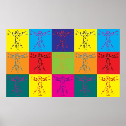 Poster Anthropologie Pop Art (Devant)