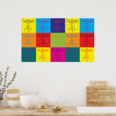 Poster Anthropologie Pop Art (Cuisine)