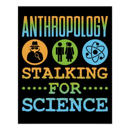 Poster Anthropologie : un marqueur pour la science Anthro (Devant)