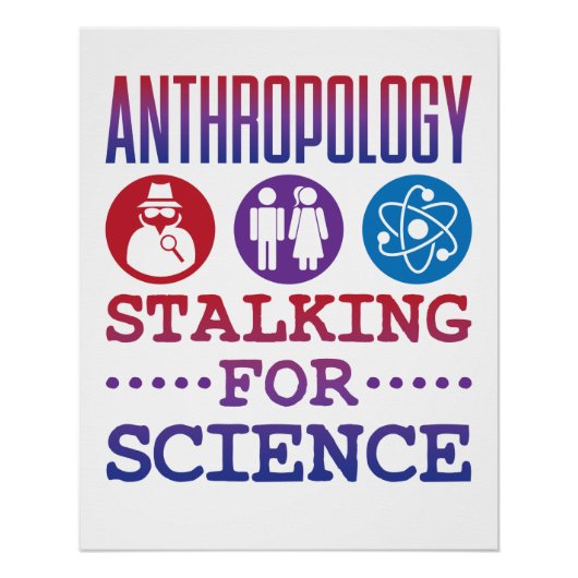 Poster Anthropologie : un marqueur pour la science Anthro (Devant)