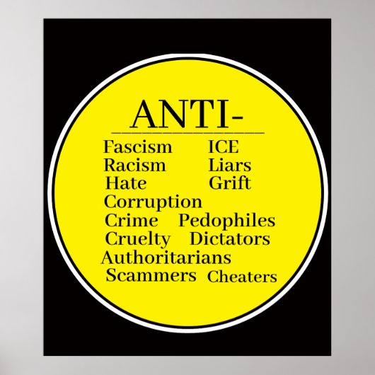 Poster Anti-affiche (Devant)