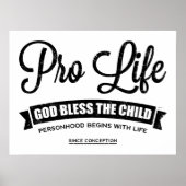 Poster Anti-avortement (Devant)