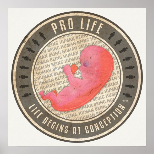 Poster Anti-avortement (Devant)