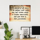 Poster Anti-Big Government (Bureau à domicile)