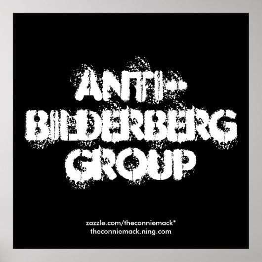 Poster Anti-Bilderberg II (Devant)