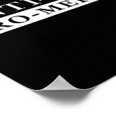 Poster Anti Dei Pro Merit Funny (Coin)