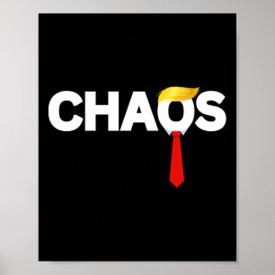 Poster Anti Donald Trump Président du Chaos Anti-trump Pr