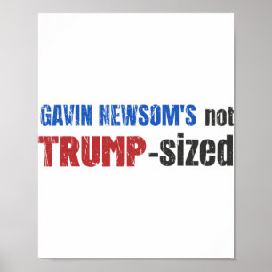 Poster Anti Gavin Newsom, le gouverneur de Californie New