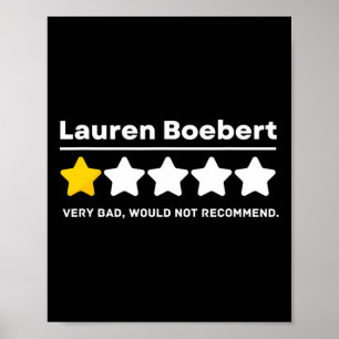 Poster Anti-gop Lauren Boebert Colorado humour politique