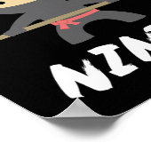 Poster Anti-harcèlement amusement Kindness Ninja School T (Coin)