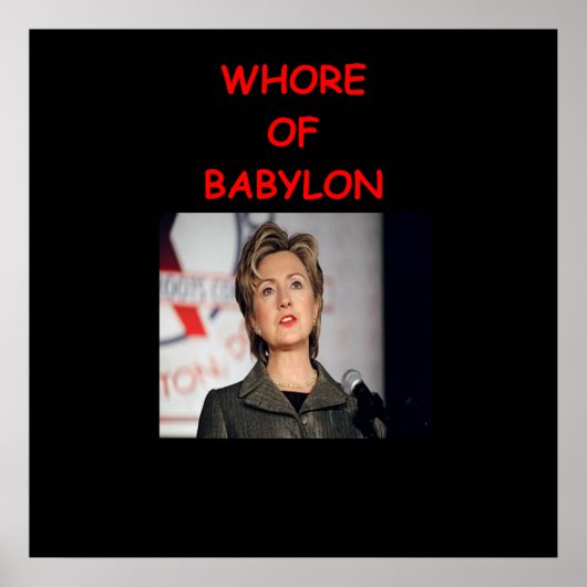 Poster anti-hillary 2016 (Devant)