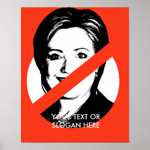 POSTER ANTI-HILLARY CLINTON