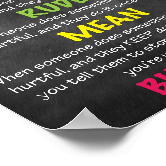 Poster anti-intimidation (Coin)