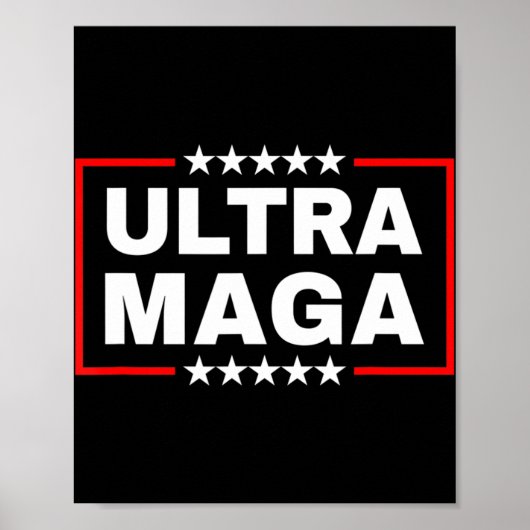 Poster Anti Joe Biden Ultra Maga (Devant)