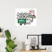 Poster Anti-Kneeling (Bureau à domicile)