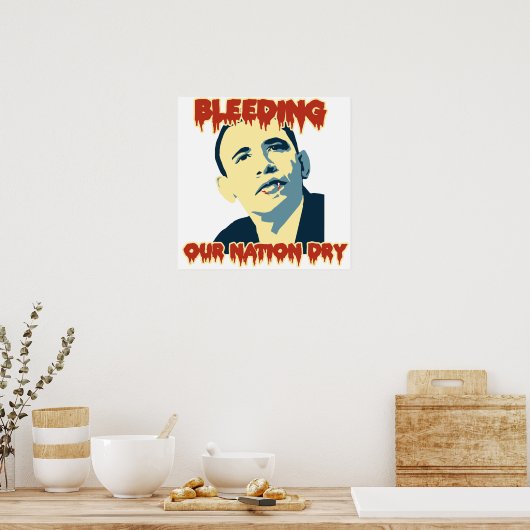 Poster Anti Obama 2012 (Cuisine)