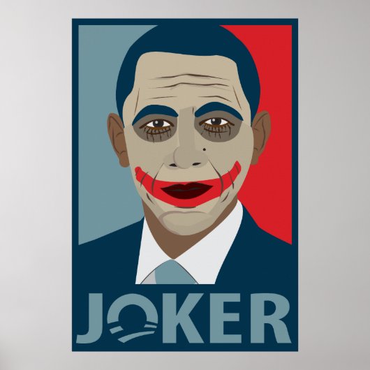 Poster Anti-Obama Joker (Devant)