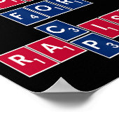 Poster Anti Republican Liberal Equality Vote Blue Progres (Coin)