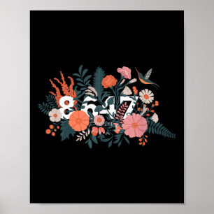 Poster Anti Trump 8647 Floral Resist 86 47 Empêchez Trump