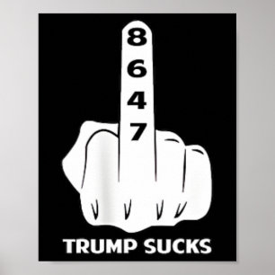 Poster Anti Trump 86 47 Rétro Impeach 47 Anti-trump Vance