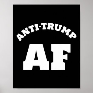 Poster Anti Trump Af Shirt Résiste 45 Manifestation d'Imp
