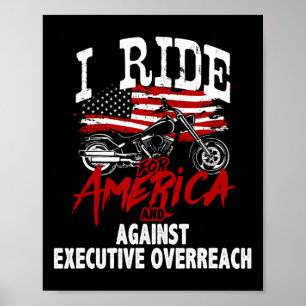 Poster Anti Trump Biker Résiste Contre Le Overreac Exécut