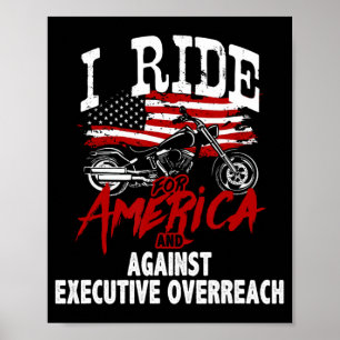 Poster Anti Trump Biker Résiste Contre Le Overreac Exécut