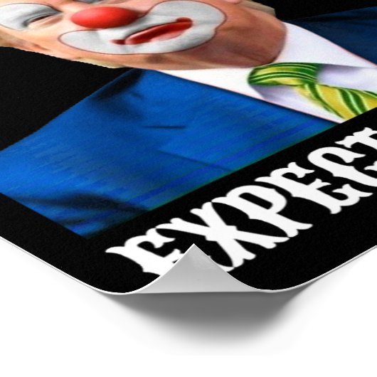 Poster Anti-Trump Elect A Clown Attendez-Vous À Un Cadeau (Coin)