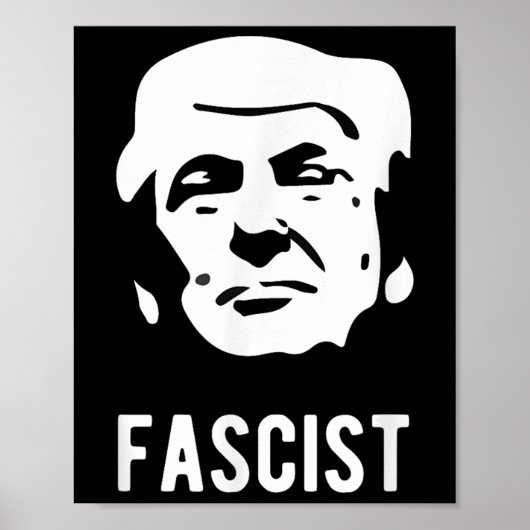 Poster Anti-Trump fasciste (Devant)