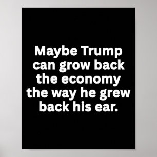 Poster Anti-Trump humour politique sarcastique satirique