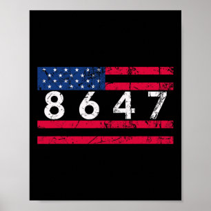 Poster Anti Trump Impeach 47 8647 86 47 47th President Us