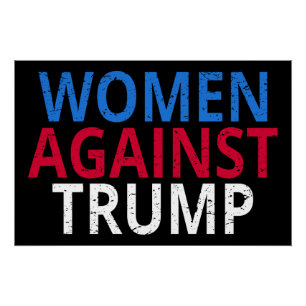 Poster Anti-Trump - Les femmes contre Trump