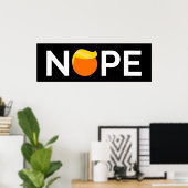 Poster Anti-Trump - Nope Edition (Bureau à domicile)
