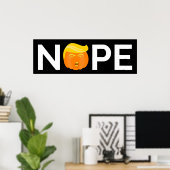 Poster Anti-Trump - Nope Halloween Edition I (Bureau à domicile)
