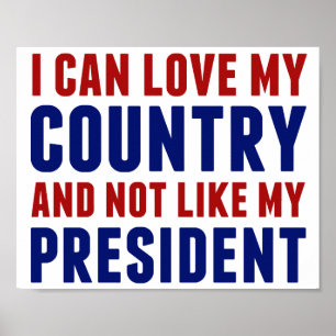 Poster Anti Trump Patriotique Pas Mon Président